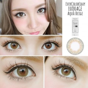 (EL1004)EverColor 1day LUQUAGE AquaBeige 10片裝